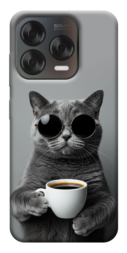 Чехол Grey cat coffee для ZTE Nubia V70 Design
