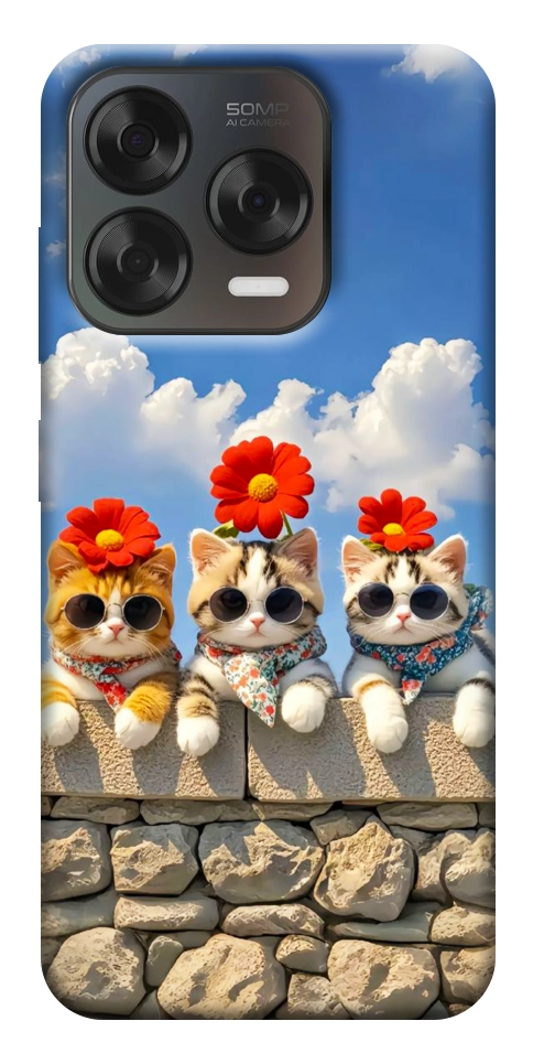 Чохол Flower cats для ZTE Nubia V70 Design