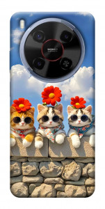 Чохол Flower cats для ZTE Nubia V70 Max