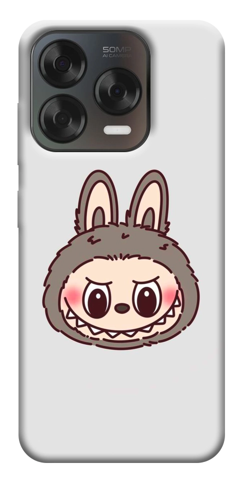 Чохол Labubu grey для ZTE Nubia V70 Design