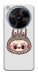 Чехол Labubu grey для ZTE Nubia V70 Max