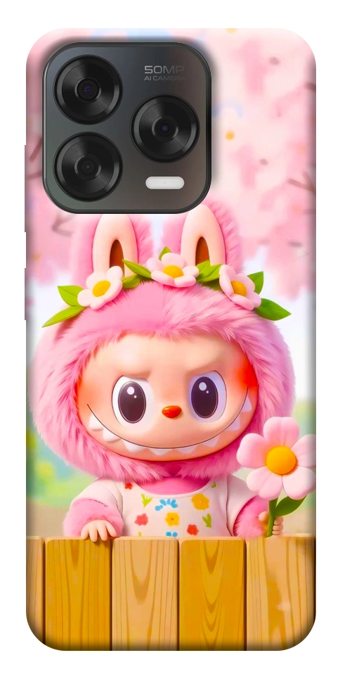 Чохол Labubu flower для ZTE Nubia V70 Design
