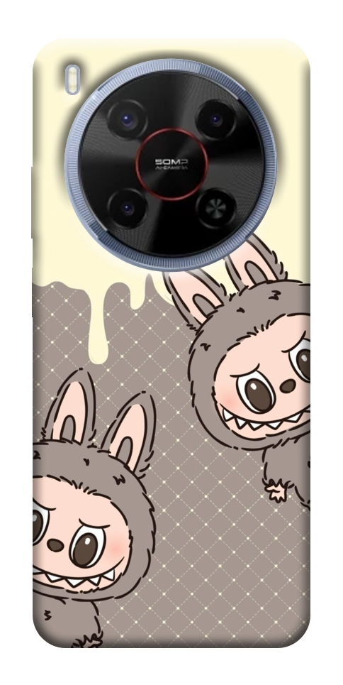 Чехол Labubu twins для ZTE Nubia V70 Max
