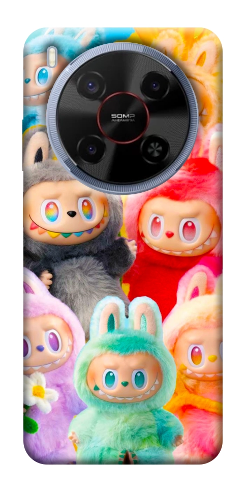 Чехол Rainbow labubu для ZTE Nubia V70 Max