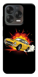 Чохол Retro comics car black для ZTE Nubia V70 Design