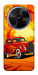 Чехол Retro comics car для ZTE Nubia V70 Max
