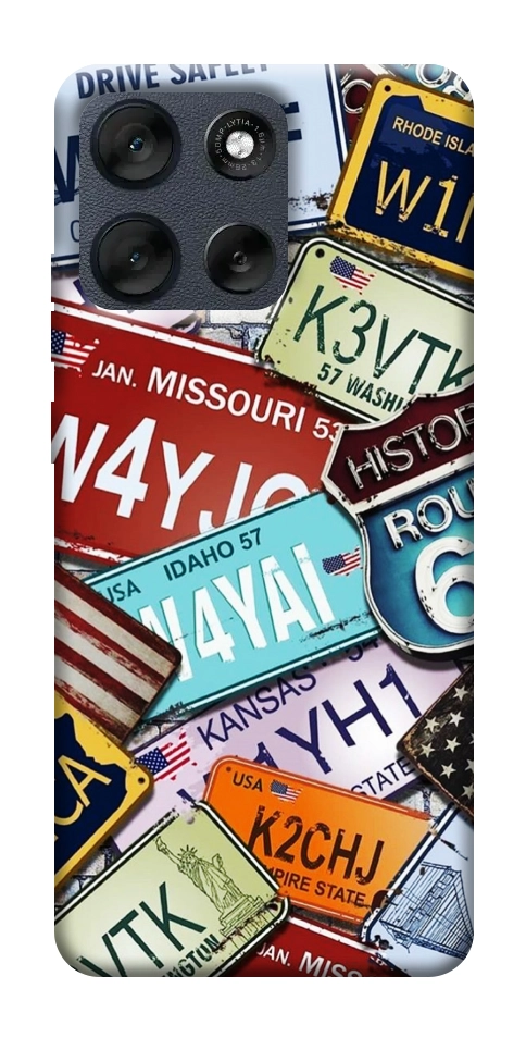 Чехол License plate для Motorola Moto G56 5G