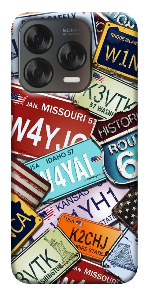 Чохол License plate для ZTE Nubia V70 Design
