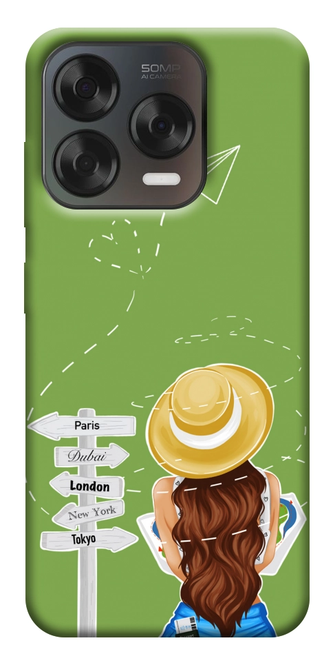 Чохол Travel girl для ZTE Nubia V70 Design