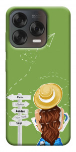Чохол Travel girl для ZTE Nubia V70 Design