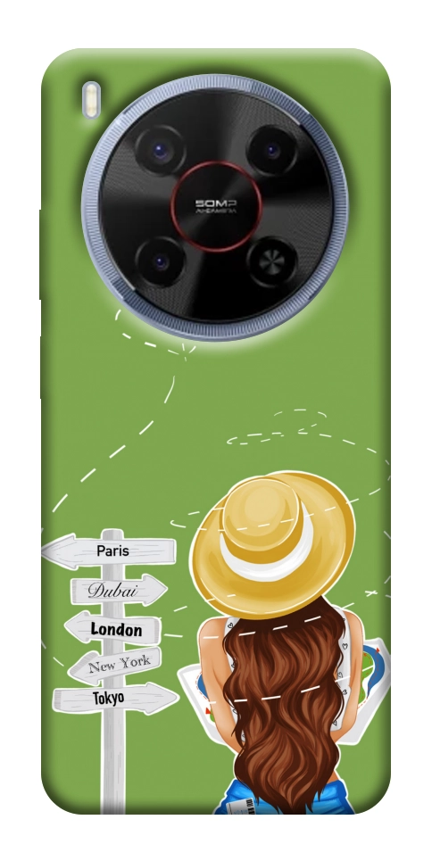 Чехол Travel girl для ZTE Nubia V70 Max