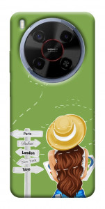 Чохол Travel girl для ZTE Nubia V70 Max