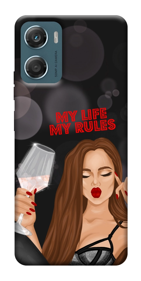 Чехол My life my rules для Motorola Moto G06