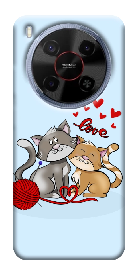 Чехол Два кота Love для ZTE Nubia V70 Max