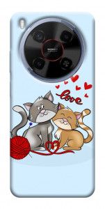 Чохол Два коти Love для ZTE Nubia V70 Max