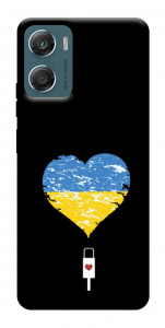 Чохол З Україною в серці для Motorola Moto G06