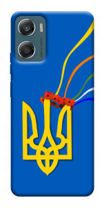 Чохол Квітучий герб для Motorola Moto G06