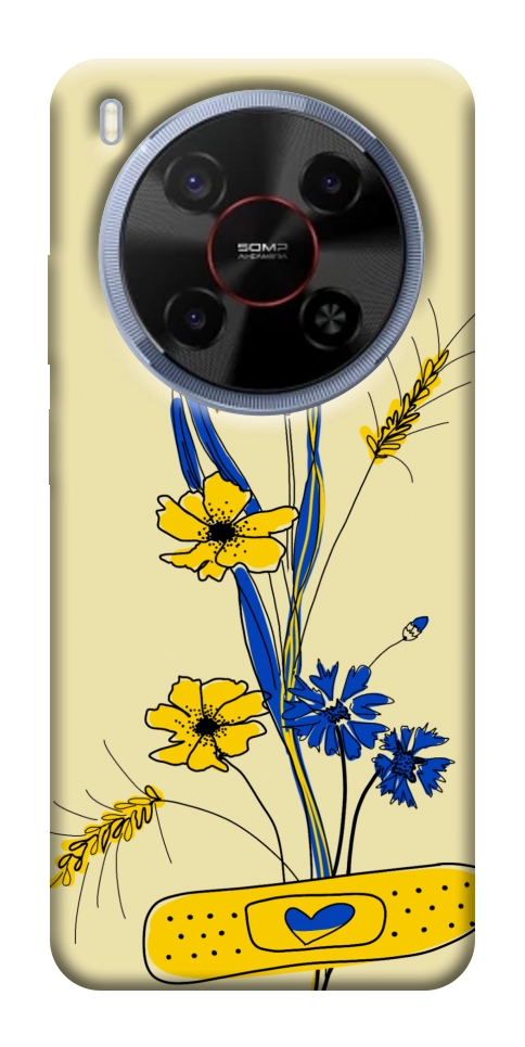 Чехол Українські квіточки для ZTE Nubia V70 Max