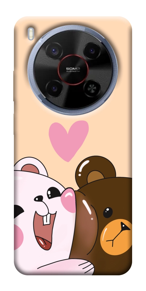 Чехол Медвежата для ZTE Nubia V70 Max