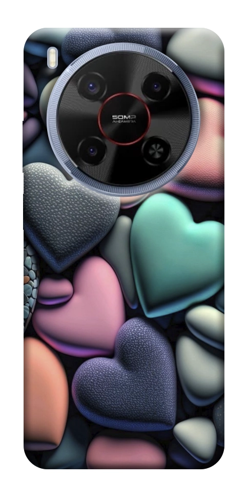 Чехол Каменные сердца для ZTE Nubia V70 Max