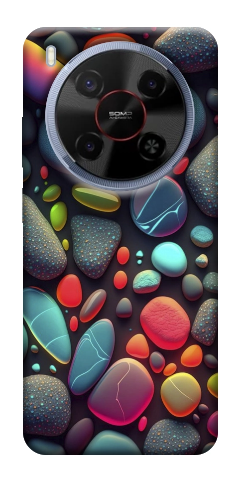 Чехол Разноцветные камни для ZTE Nubia V70 Max