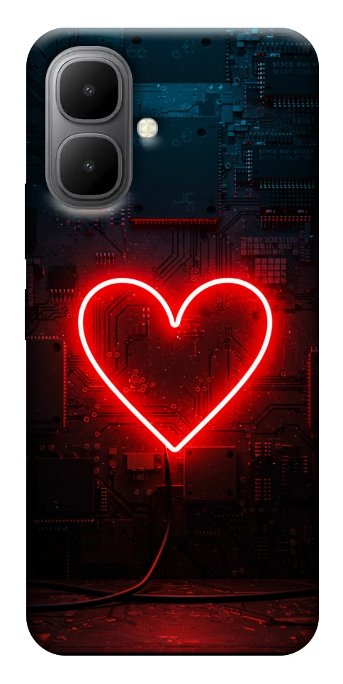 Чехол Яркое сердце для Infinix Smart 10