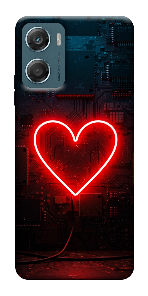 Чехол Яркое сердце для Motorola Moto G06