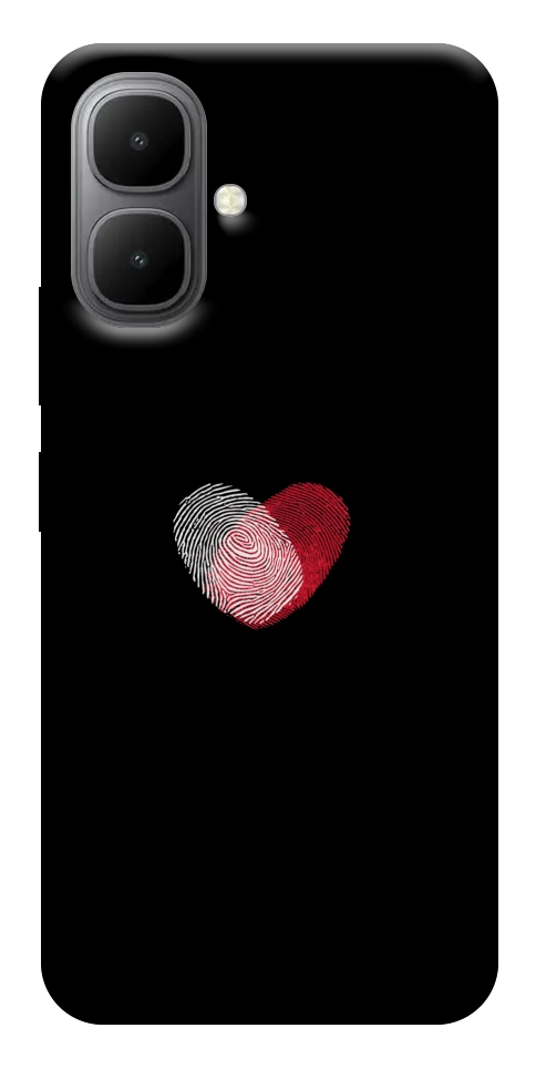 Чехол Fingerprint heart для Infinix Smart 10