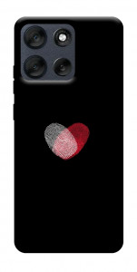 Чехол Fingerprint heart для Motorola Moto G56 5G