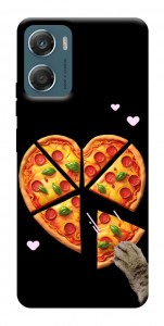 Чохол Pizza Love Cat для Motorola Moto G06