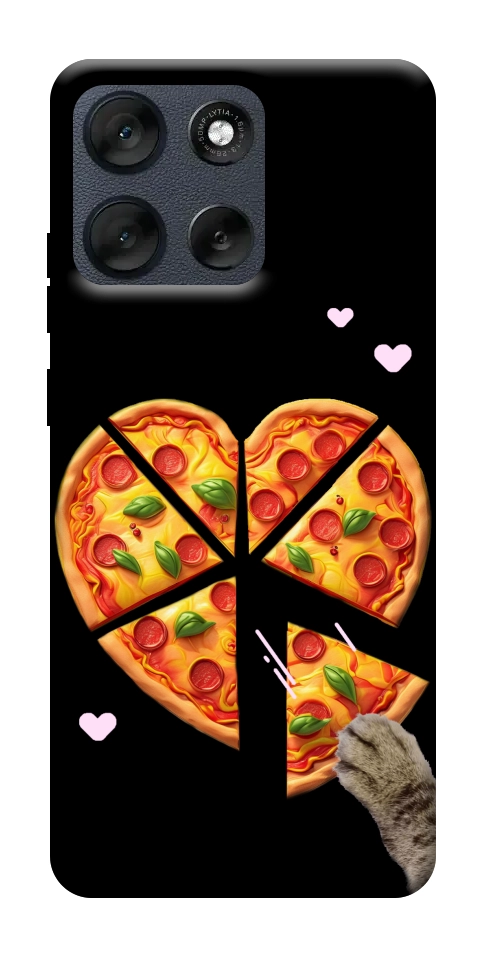 Чохол Pizza Love Cat для Motorola Moto G56 5G