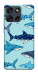 Чехол Shark pattern для Motorola Moto G56 5G