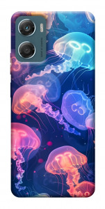 Чохол Neon jellyfishes для Motorola Moto G06