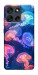 Чехол Neon jellyfishes для Motorola Moto G56 5G