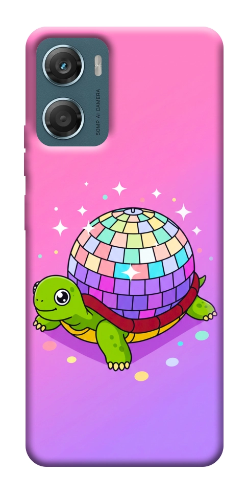 Чехол Disco turtle для Motorola Moto G06