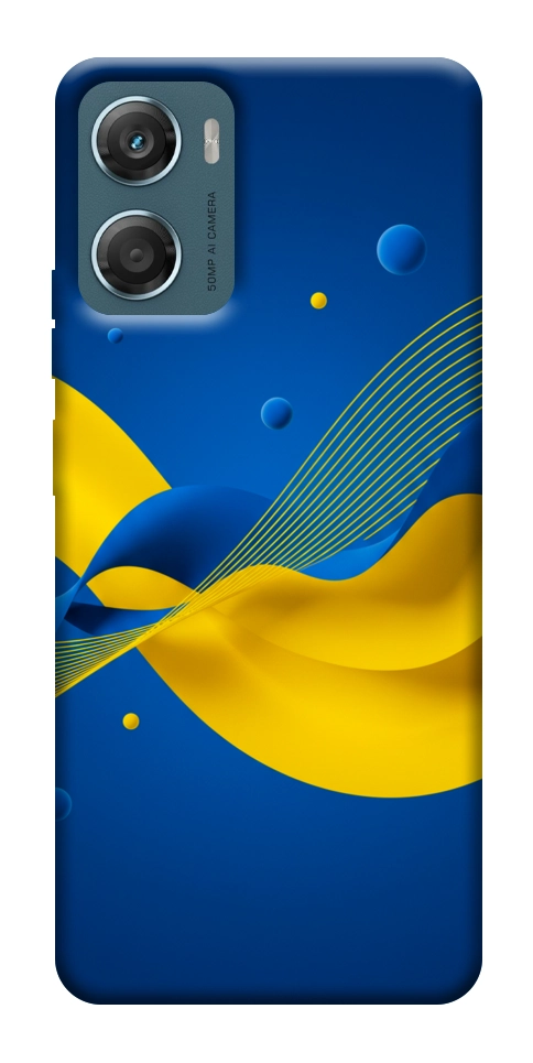 Чехол Жовто-синя гармонія для Motorola Moto G06