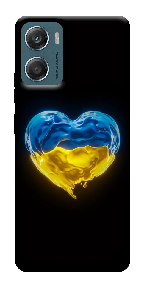 Чехол Серце України для Motorola Moto G06