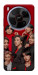 Чехол BTS in red для ZTE Nubia V70 Max