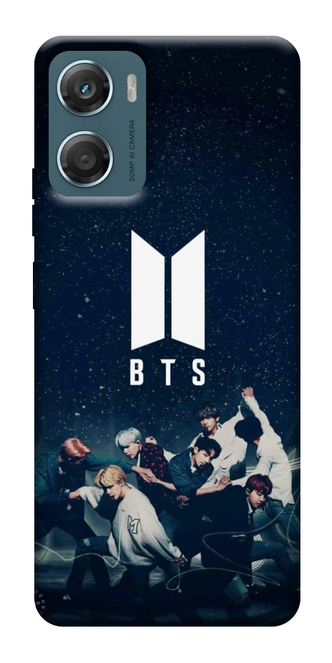 Чехол BTS logo для Motorola Moto G06