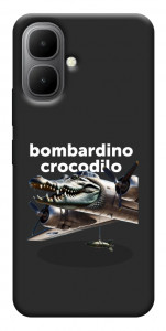 Чехол Bombardino Crocodilo volante для Infinix Smart 10