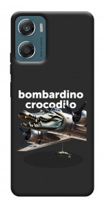 Чехол Bombardino Crocodilo volante для Motorola Moto G06