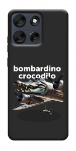 Чехол Bombardino Crocodilo volante для Motorola Moto G56 5G