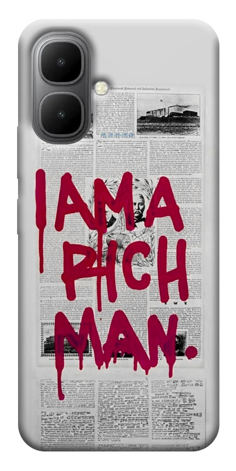 Чехол Mom I am a rich man для Infinix Smart 10