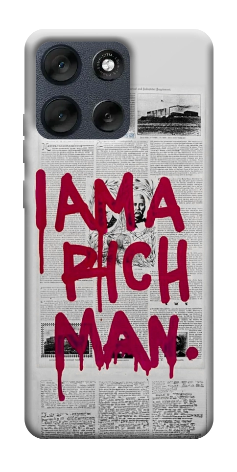 Чохол Mom I am a rich man для Motorola Moto G56 5G