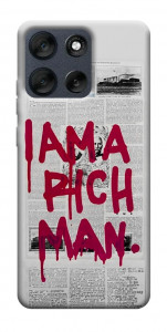 Чехол Mom I am a rich man для Motorola Moto G56 5G