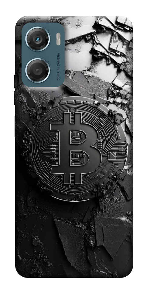 Чехол Dark bitcoin для Motorola Moto G06