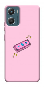 Чохол Simple pink money для Motorola Moto G06