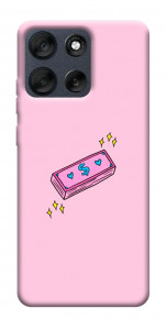 Чехол Simple pink money для Motorola Moto G56 5G