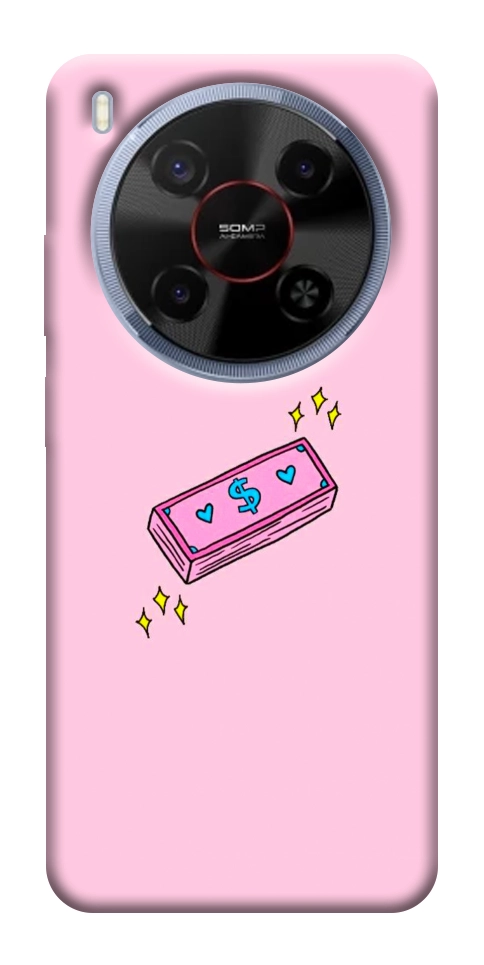 Чехол Simple pink money для ZTE Nubia V70 Max