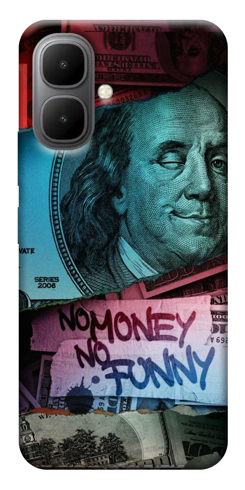 Чехол No money no funny для Infinix Smart 10